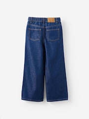 Cotton On Blue Pleat Front Relaxed Denim Jeans - Image 2 of 2