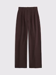 Abercrombie & Fitch Brown Ultra High Rise Sloane Trousers - Image 6 of 6