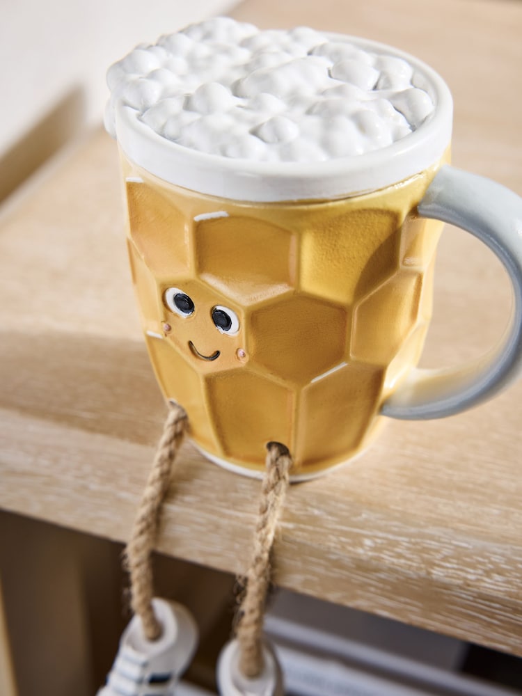 Natural Novelty Beer Dangly Leg Figure Ornament - Image 2 of 3