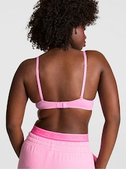Victoria's Secret Pink Pink Lollipop Diamante Non Wired Lightly Lined Bra - Image 2 of 4
