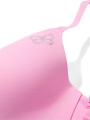 Victoria's Secret Pink Pink Lollipop Diamante Non Wired Lightly Lined Bra - Image 4 of 4