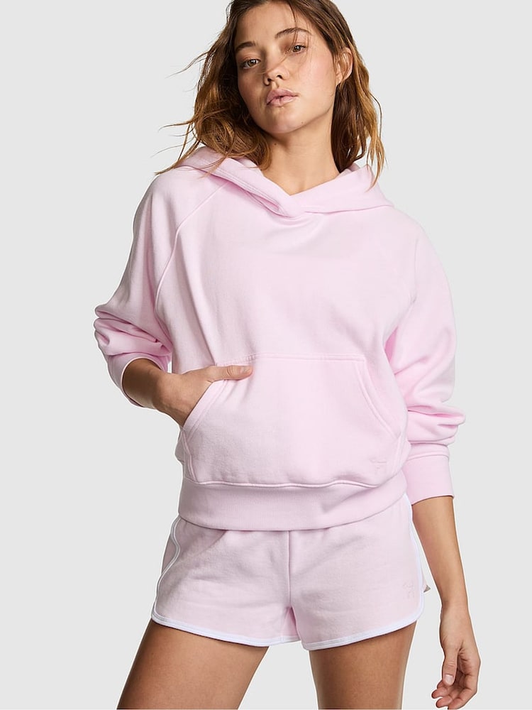 Victoria's Secret Pink Pink Tulip Fleece Hoodie - Image 1 of 3