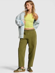 Victoria's Secret Pink Lizard Green Barrel Joggers - Image 3 of 3