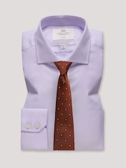 Hawes & Curtis Purple Textured Weave Non-Iron Shirt - Image 2 of 3