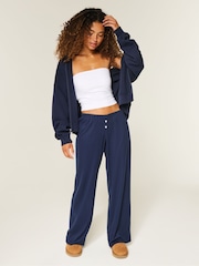Hollister Low Rise Cosy Pointelle Pyjamas Bottoms - Image 1 of 4