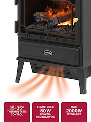 Dimplex Black Gosford Optimyst Water Vapour Electric Stove Fire - Image 4 of 6