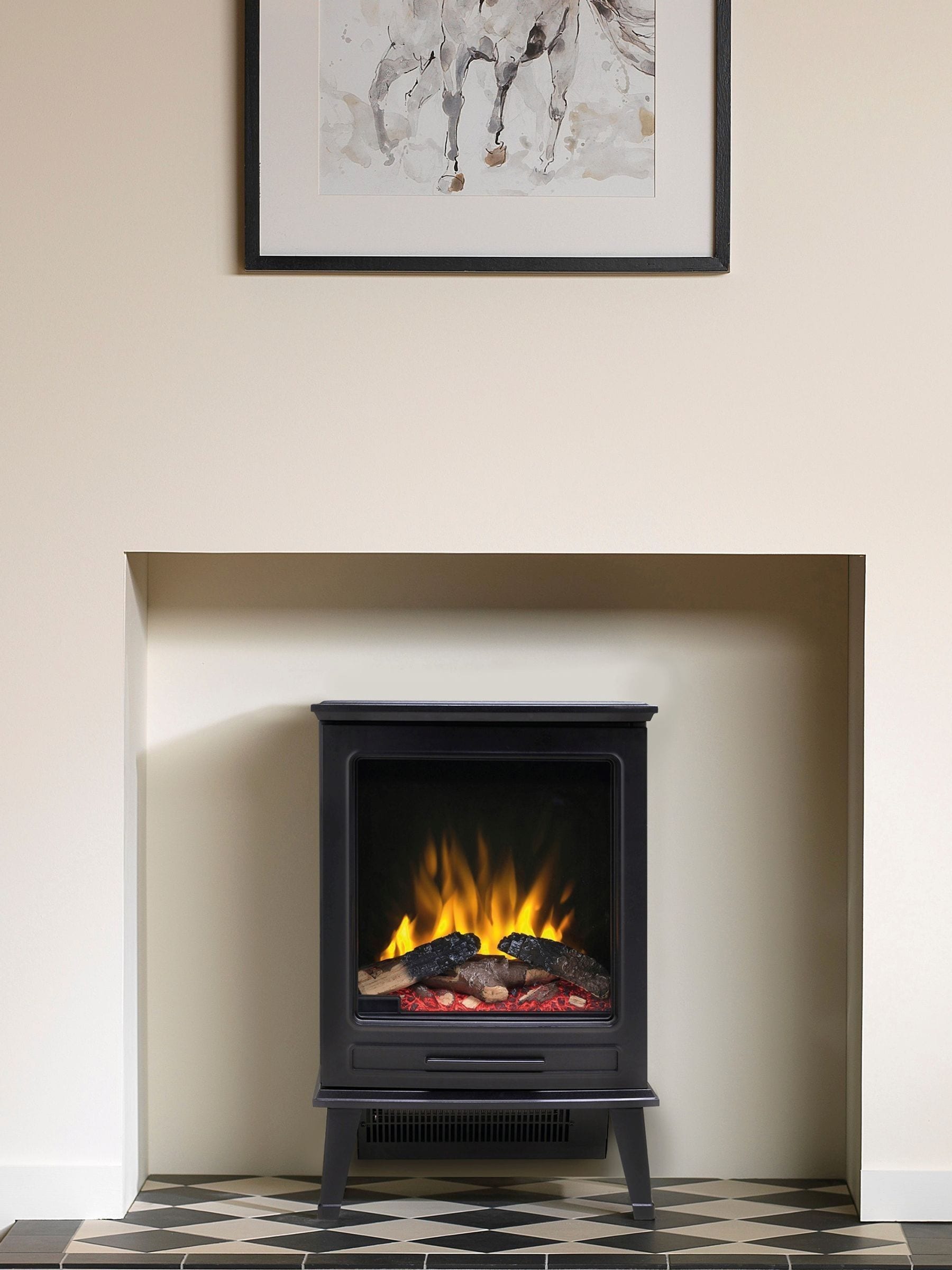 ファイヤー　web　043/048 Buy Dimplex Black Fernshaw Optiflame Freestanding Electric Stove
