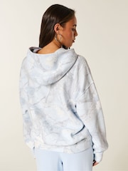 Hollister Blue Tie Dye Boyfriend Hoodie - Image 2 of 4