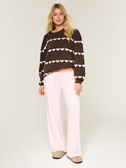 Hollister Low Rise Cosy Pointelle Pyjamas Bottoms - Image 3 of 5