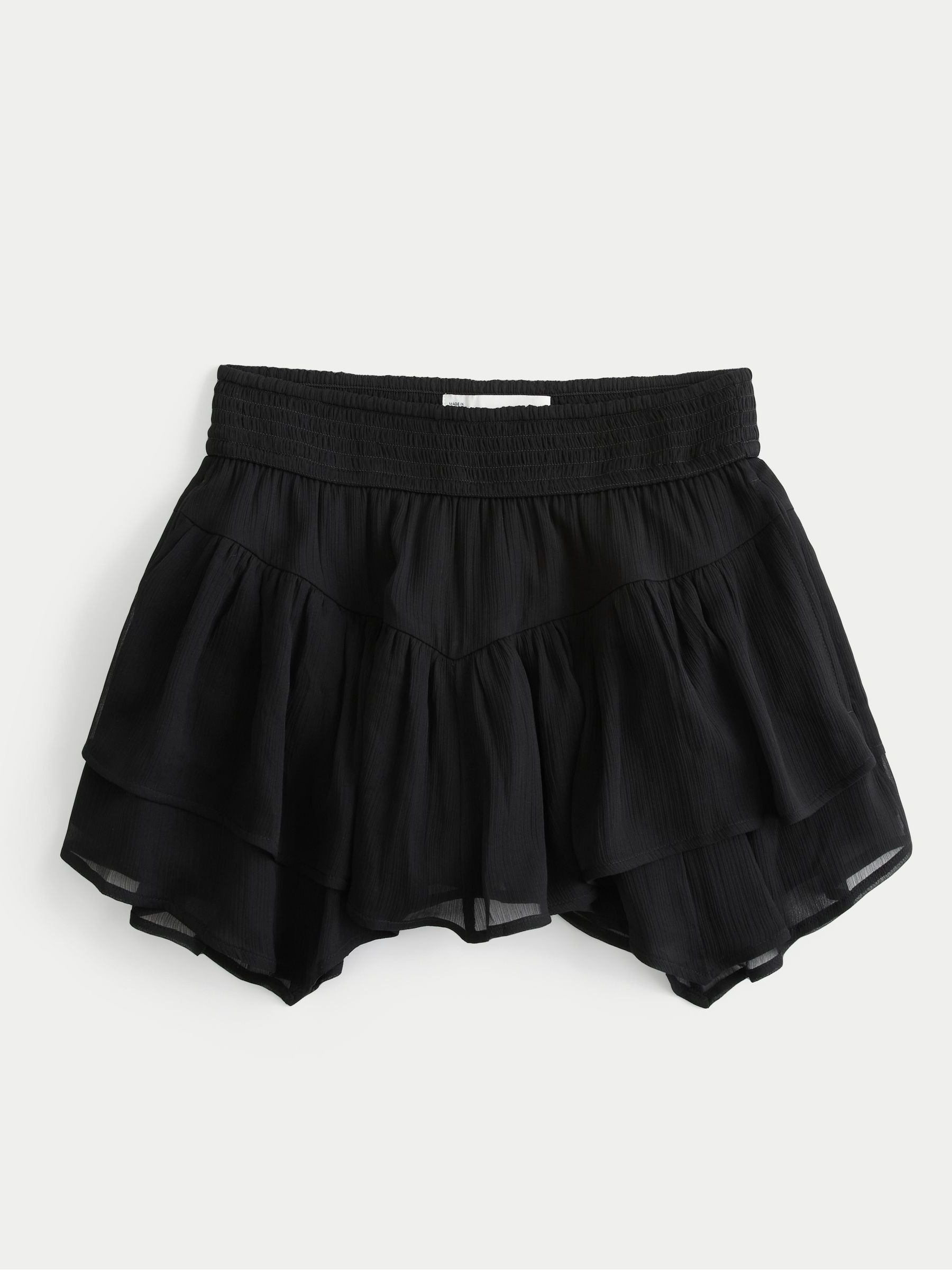 Buy Hollister Chiffon Asymmetric Tiered Mini Brown Skirt from Next USA