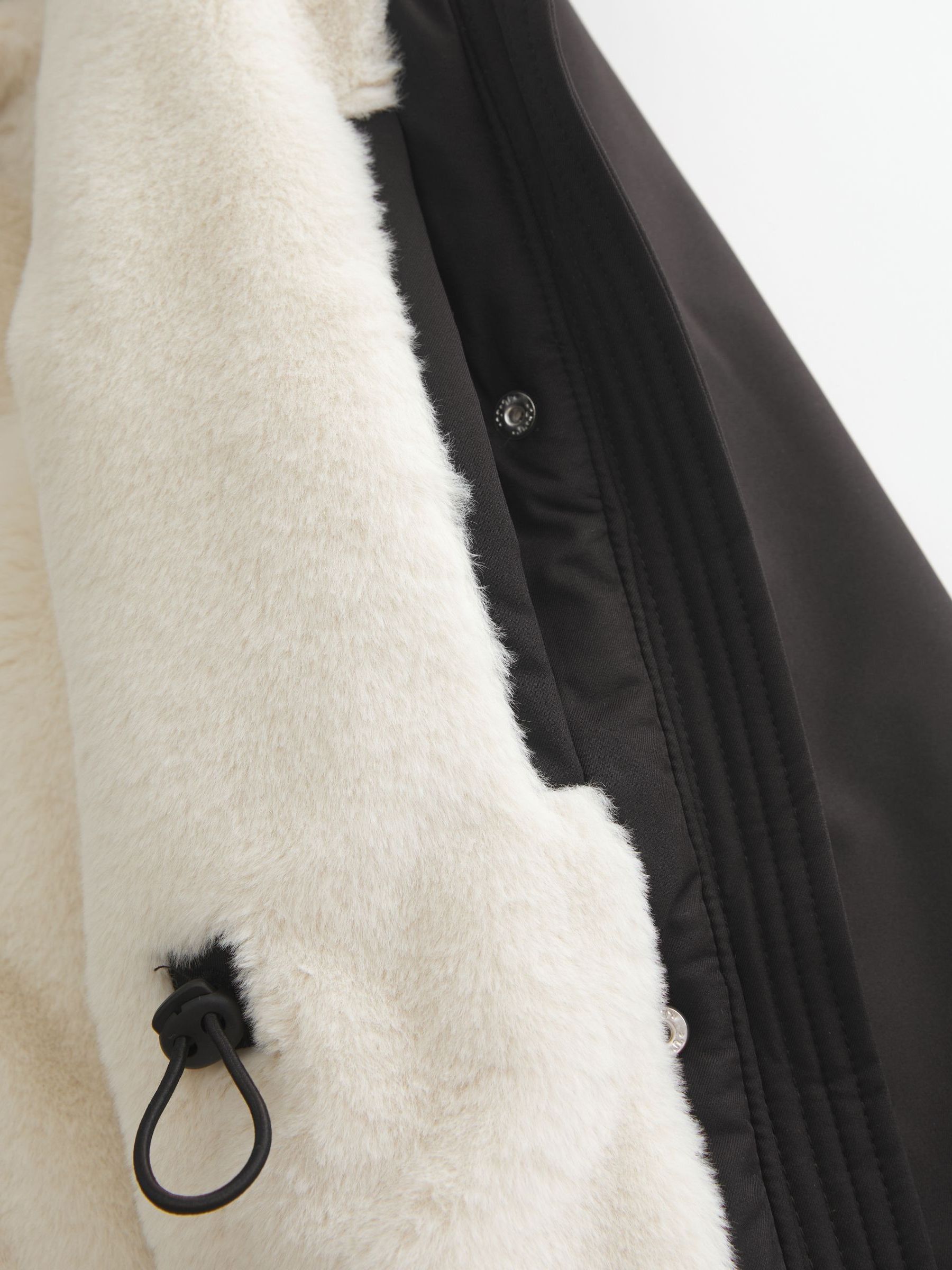 Buy Hollister Black All Weather Parka Longline Coat from Next USA