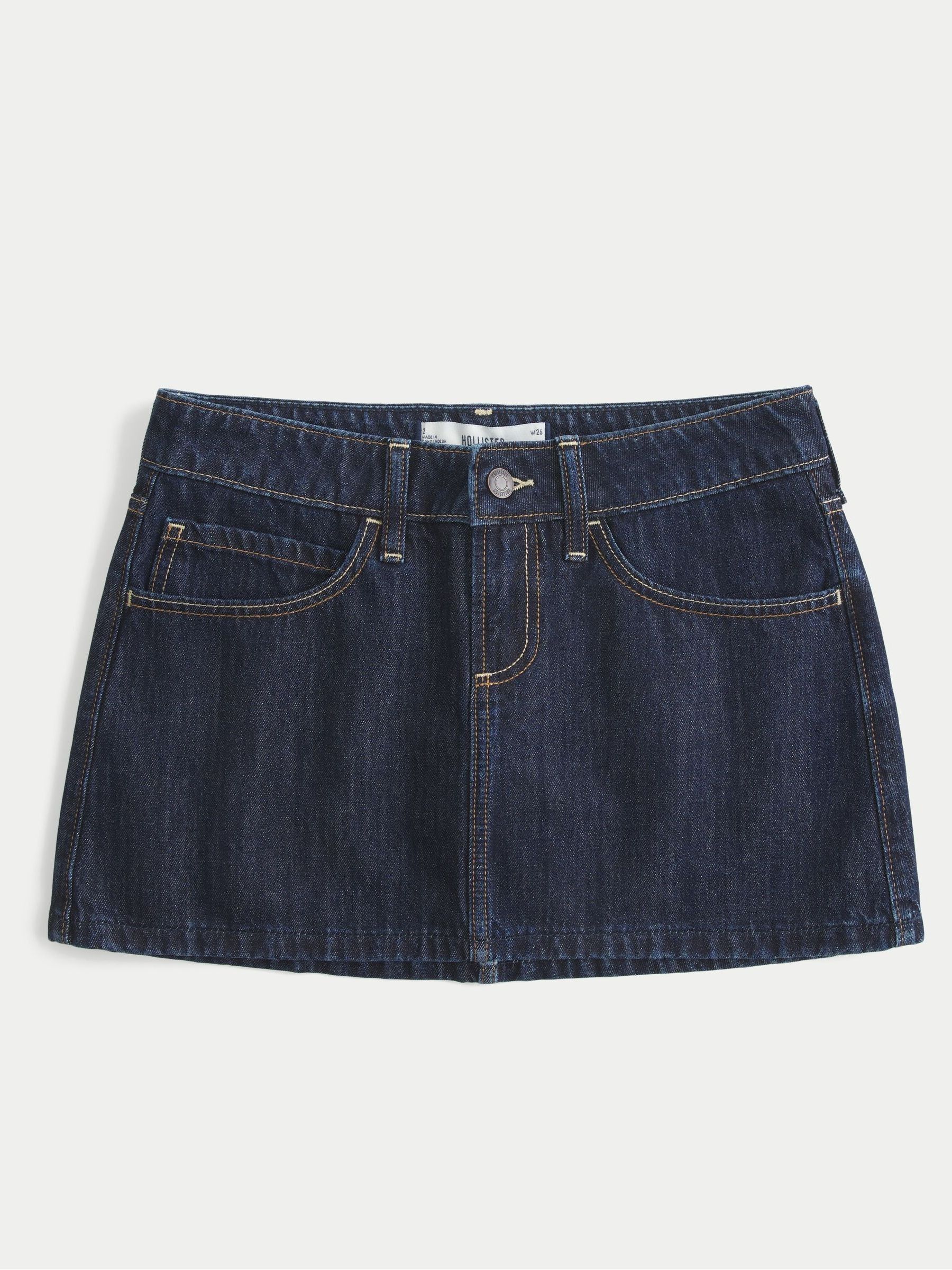Next：日本 Hollister ローライズ デニム ミニスカート from Next Japan