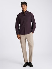 Washed Oxford 100% Cotton Shirt - Image 2 of 4