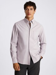 Lilac Washed Oxford Shirt - Image 2 of 4