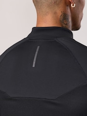 Gym King Black Flex 2.0 Quarter  Zip Funnel Jumper - Image 4 of 4