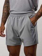 Gym King Grey Progress Panel Shorts - Image 3 of 4