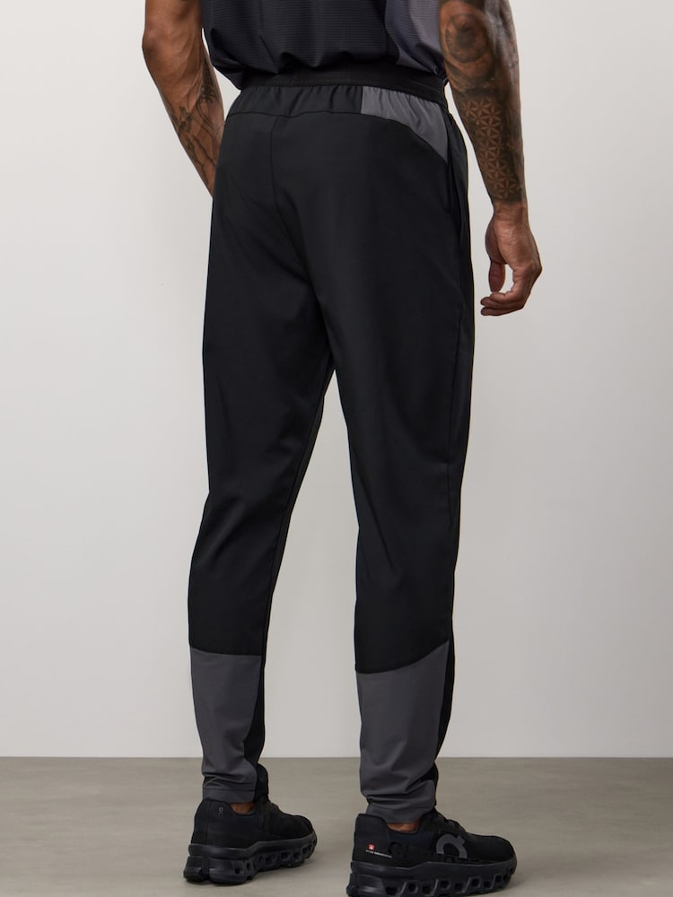 Gym King Black Progress Woven Joggers - Image 2 of 4 Gym King Black Progress Woven Joggers - Image 2 of 4