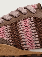 HOFF Brown Bridge Woven Trainers - Image 2 of 3