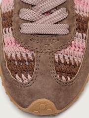 HOFF Brown Bridge Woven Trainers - Image 3 of 3
