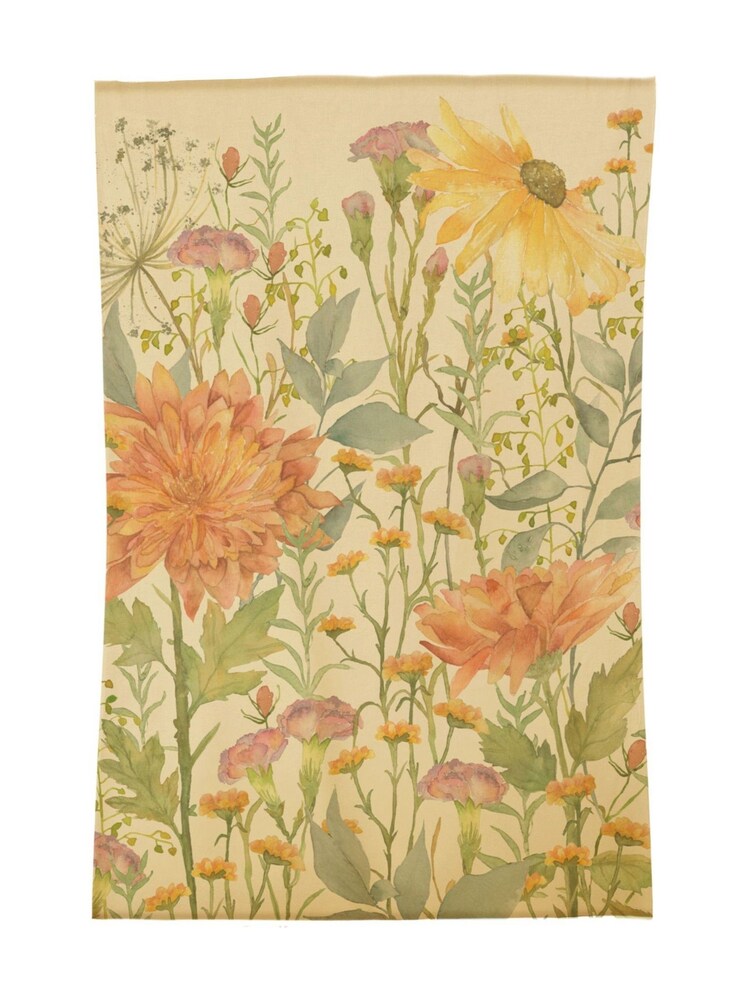 Voyage Maison Orange Delamere Linen Printed 100% Wool Rug - Image 2 of 3