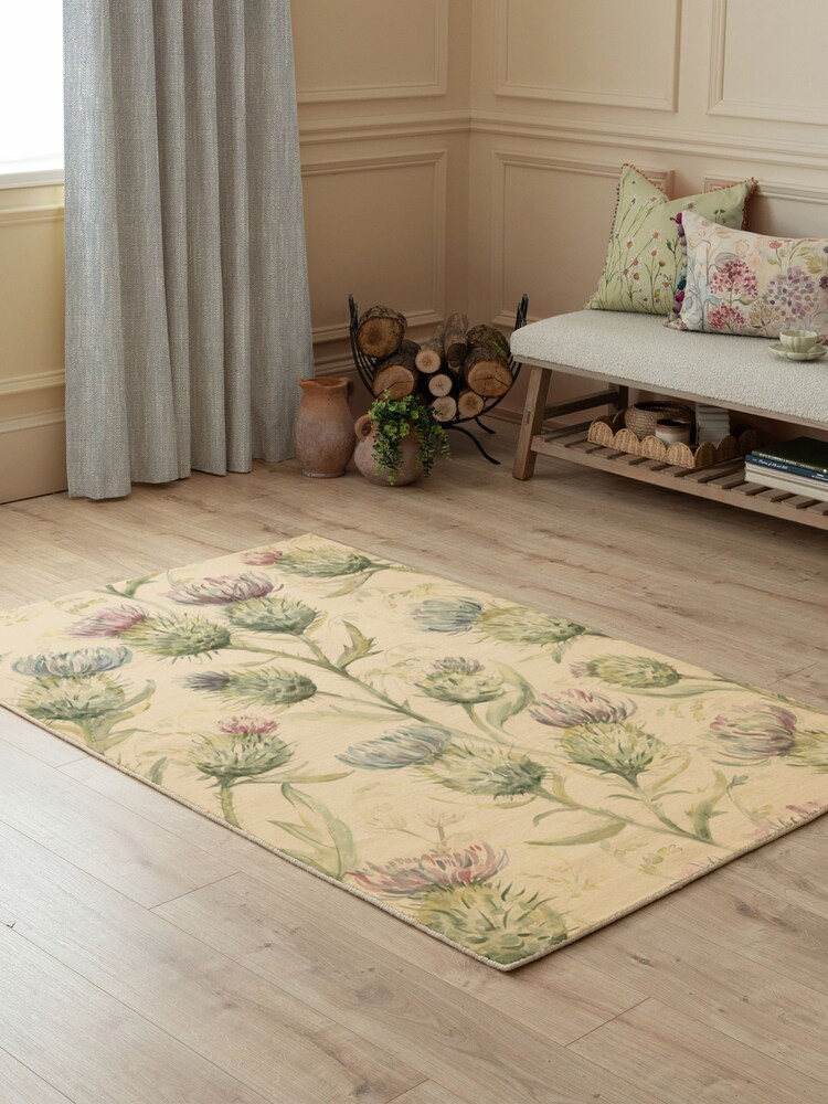 Voyage Maison Green Arizona Sand Printed 100% Wool Rug - Image 1 of 3 Voyage Maison Green Arizona Sand Printed 100% Wool Rug - Image 1 of 3