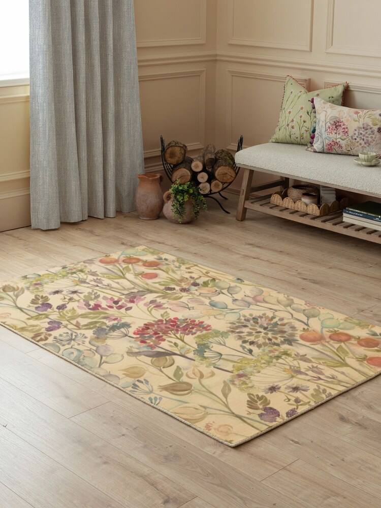 Voyage Maison Pink Arizona Sand Printed 100% Wool Rug - Image 1 of 3 Voyage Maison Pink Arizona Sand Printed 100% Wool Rug - Image 1 of 3