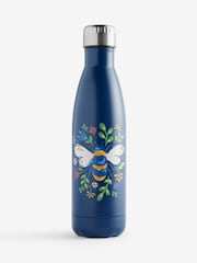 FatFace Blue Bee Stainless Steel Water Bottle - Image 5 of 5