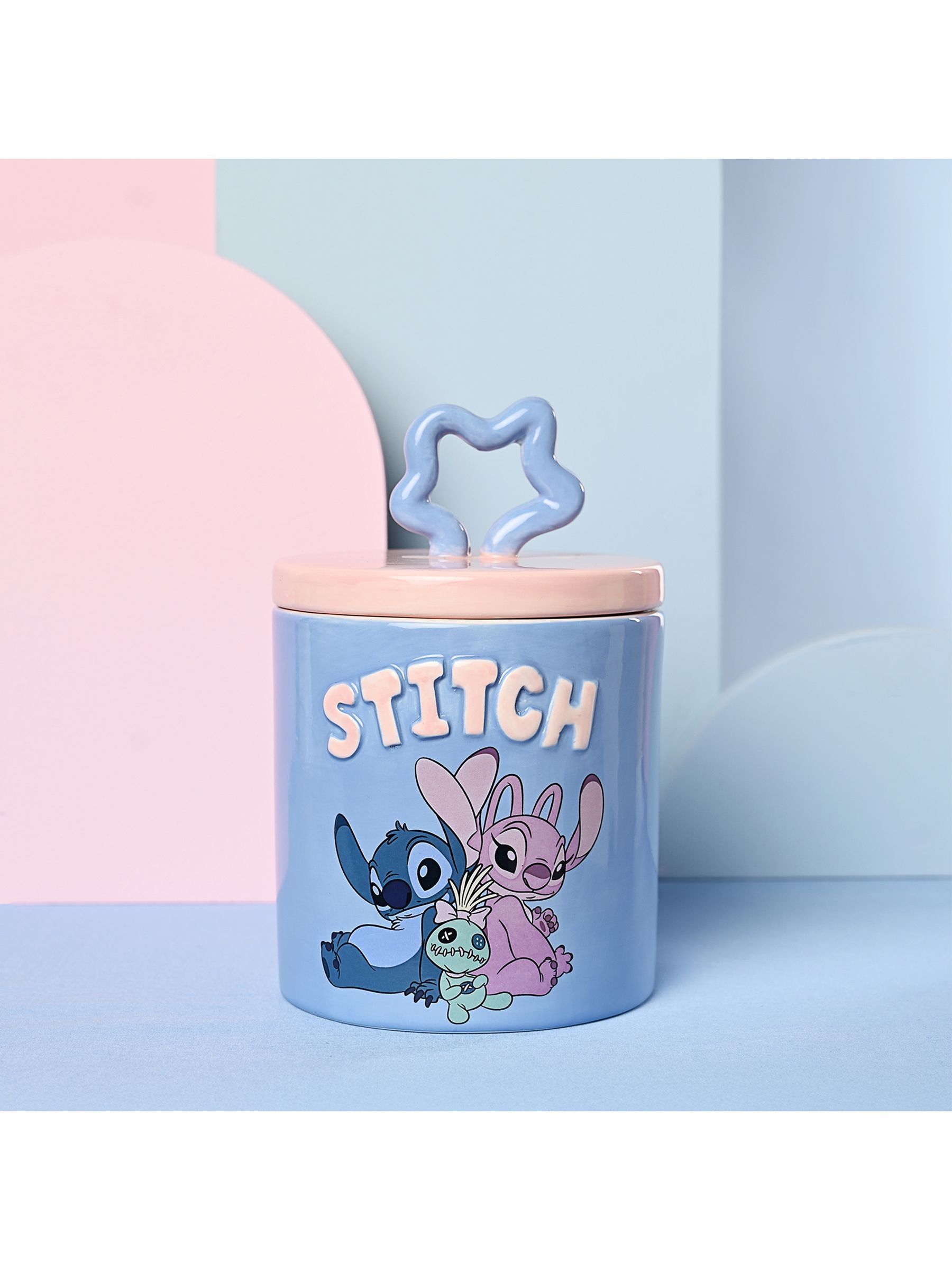 Disney Unisex Blue Widdop Stitch Storage Jar