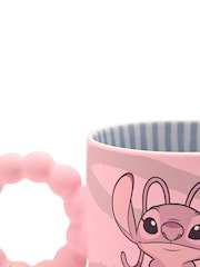 Widdop Pink Disney Stitch Ceramic Mug Angel - Image 4 of 4