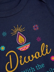 Dollymix Personalised Diwali Baby Rompersuit - Image 2 of 6