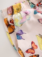 Cream Butterfly Jersey Button Through Short Set Pyjamas - Image 11 of 11