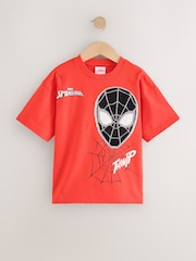 Red Sequin Spiderman Short Sleeve T-Shirt (3-16yrs) - Image 7 of 10