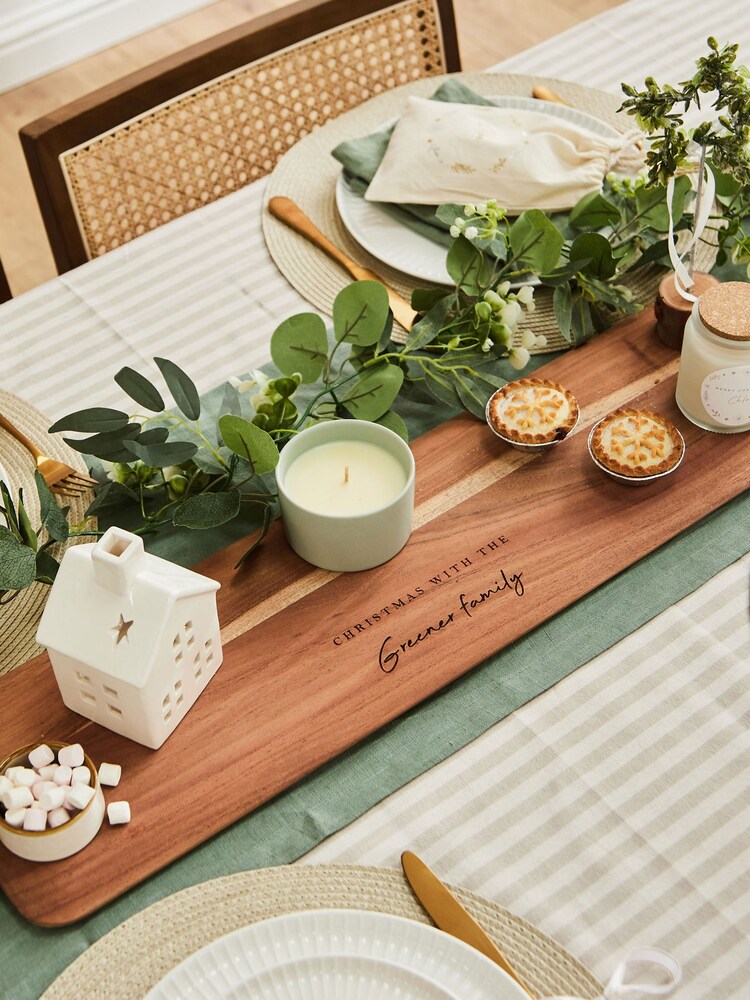 Made Yours Brown Personalised Family Christmas Long Paddle Board - Image 1 of 3 Made Yours Brown Personalised Family Christmas Long Paddle Board - Image 1 of 3