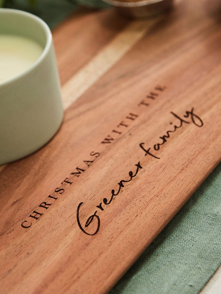 Made Yours Brown Personalised Family Christmas Long Paddle Board - Image 2 of 3 Made Yours Brown Personalised Family Christmas Long Paddle Board - Image 2 of 3