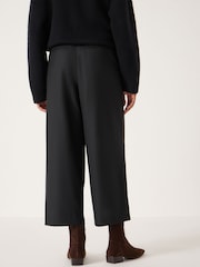 Hush Black Pinstripe Wrap Detail Trousers - Image 2 of 5