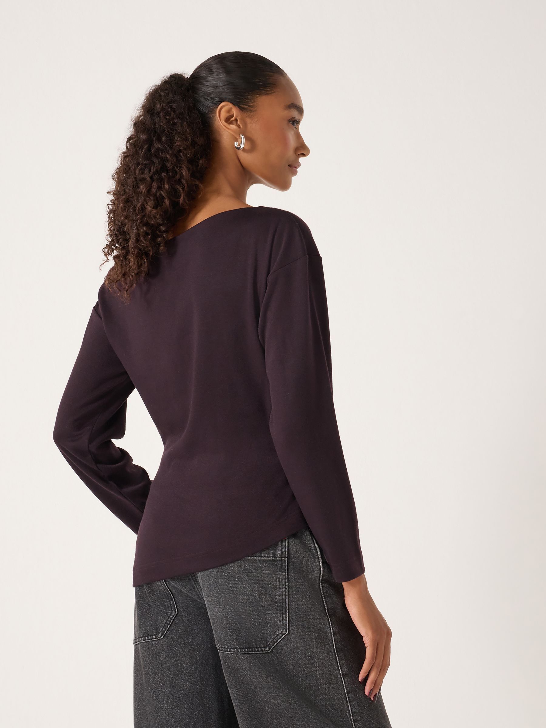 Buy Hush Purple Off Shoulder Jersey Top from the Next UK online shop