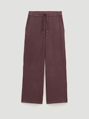 Hush Brown Elle Supersoft Wide Leg Joggers - Image 1 of 1