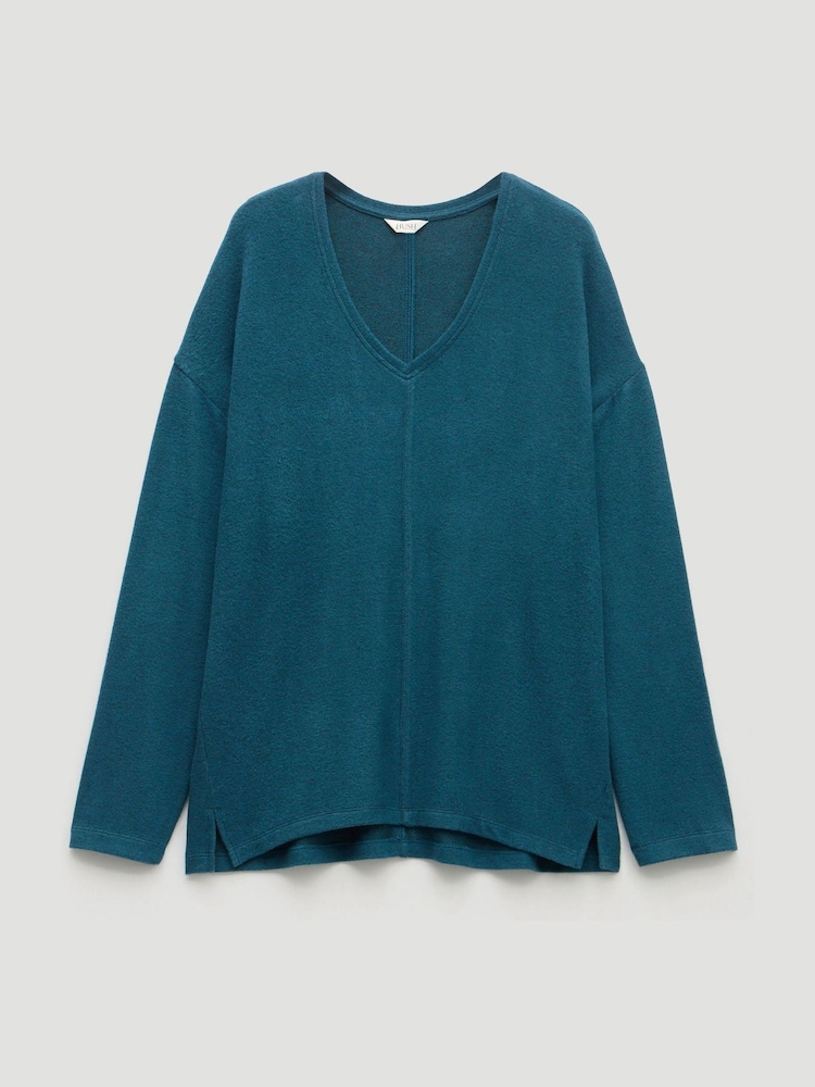 Verde - Blusa Hush Gillian Supersoft V-Neck - Imagem 1 de 1