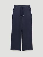 Hush Blue Elle Supersoft Wide Leg Joggers - Image 1 of 1