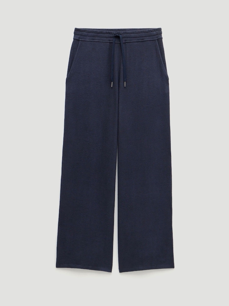 Hush Blue Elle Supersoft Wide Leg Joggers - Image 1 of 1