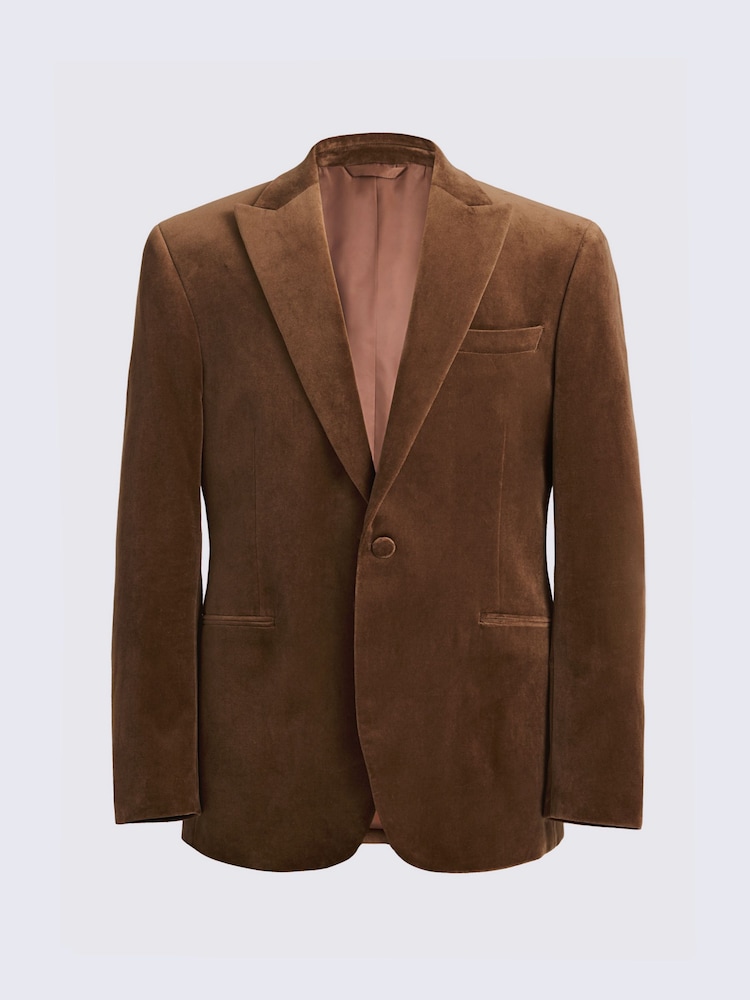 MOSS Burnt Orange Tailored Fit Jacket - Image 5 of 5 MOSS Burnt Orange Tailored Fit Jacket - Image 5 of 5