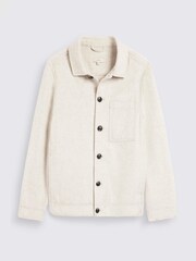 MOSS Natural Flannel Overshirt - Image 5 of 5