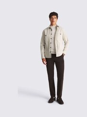 MOSS Natural Moleskin Overshirt - Image 2 of 3