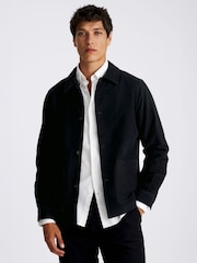 MOSS Black Moleskin Shacket - Image 1 of 4