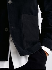 MOSS Black Moleskin Shacket - Image 4 of 4