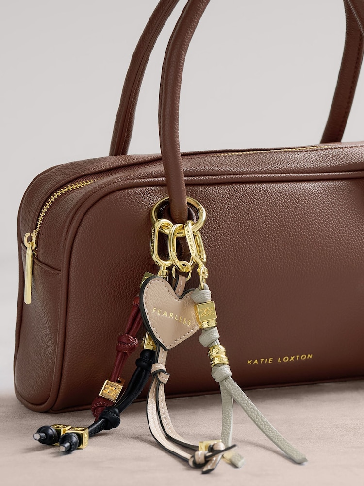 Katie Loxton Heart Bag Charm Keyring - صورة 1 من 4