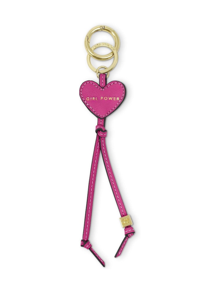 Katie Loxton Pink Heart Bag Charm Keyring - Image 3 of 3 Katie Loxton Pink Heart Bag Charm Keyring - Image 3 of 3