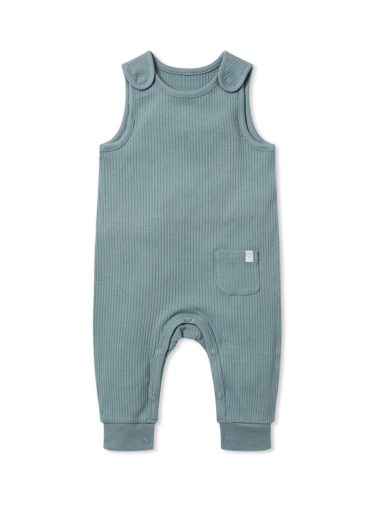 MORI Supersoft Ribbed Romper Dungarees - Image 2 of 2