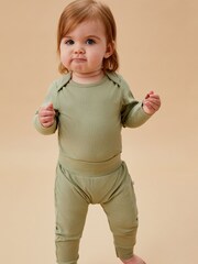 Mori Supersoft Comfy Ribbed Joggers - Image 1 of 2