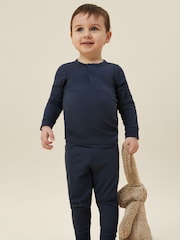 MORI Supersoft Ribbed Pyjamas Set - Image 1 of 5